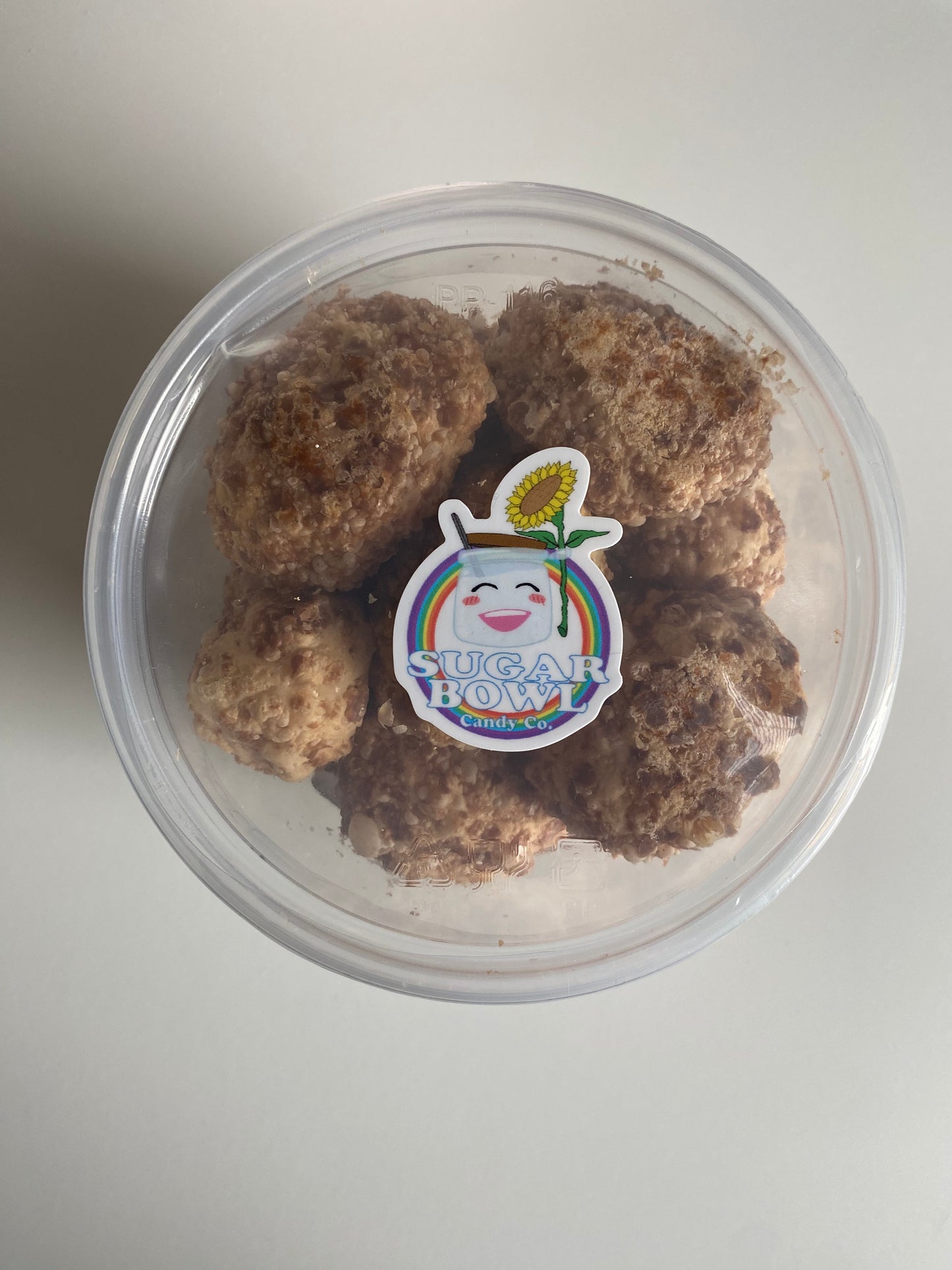 Freeze-Dried Caramel Chocolate Puffs