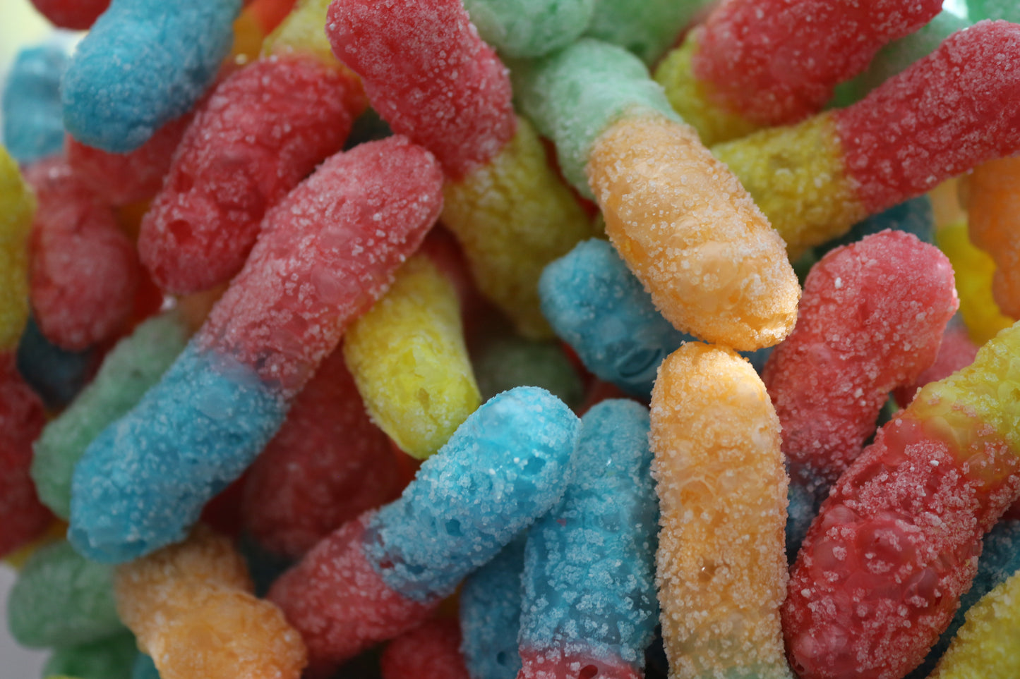 Freeze Dried Sour Worms