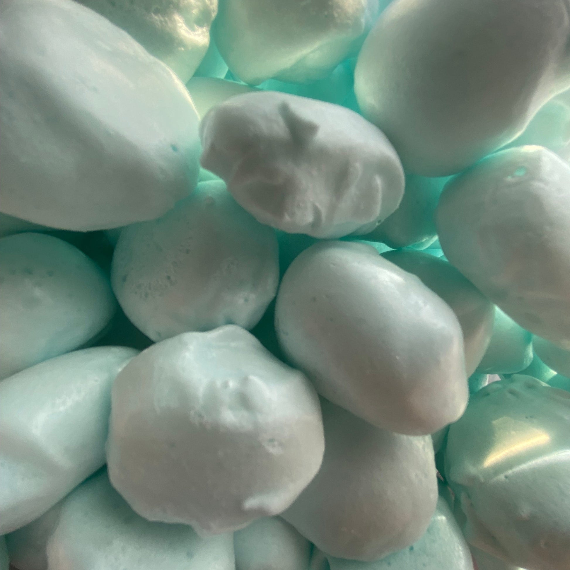 Close-Up of Freeze-Dried Cotton Candy Taffy
