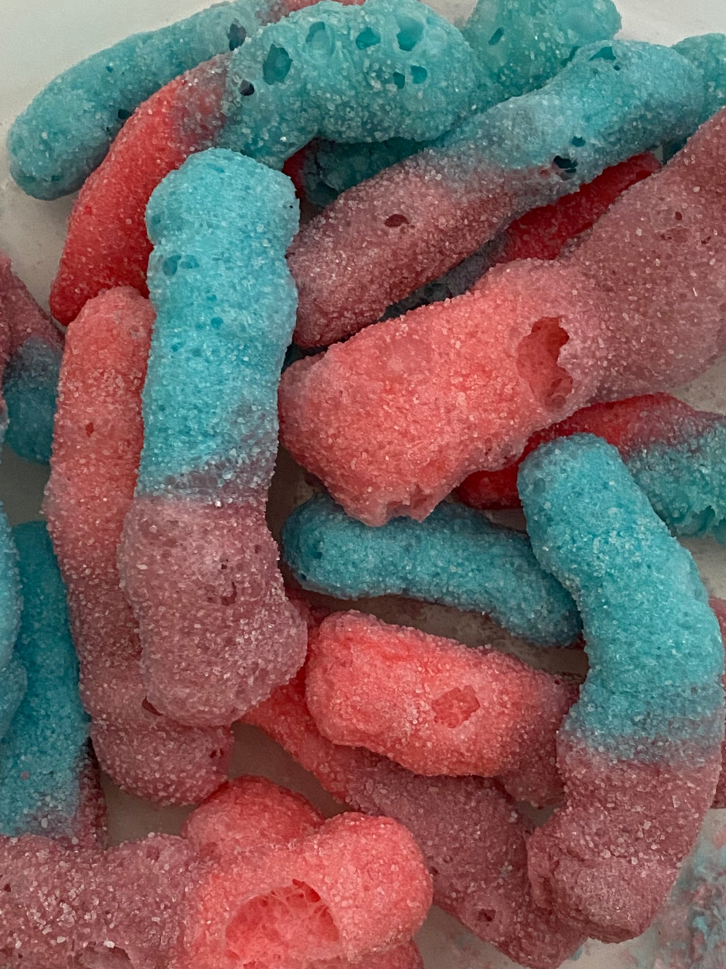 Freeze Dried Sour Worms